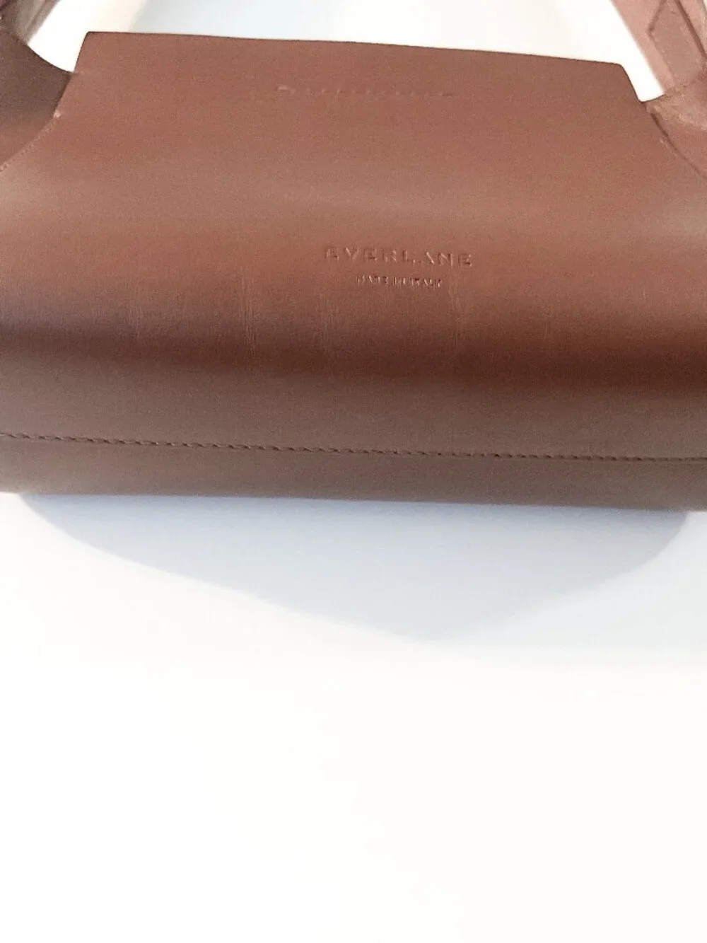 Everlane The Form Mini Bag Crossbody Cognac Brown